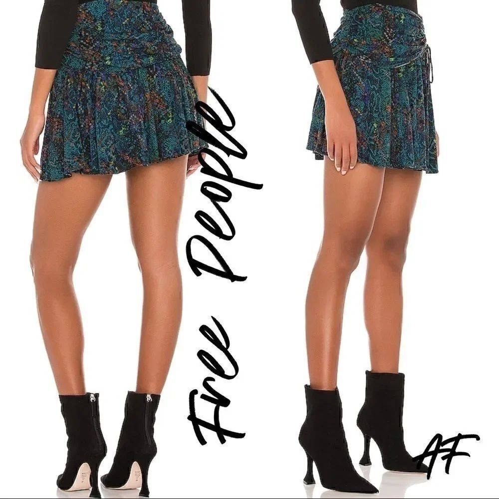 FREE PEOPLE SATURDAY SUN MINI SKIRT - Picture 4 of 15